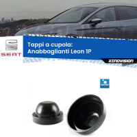 Tappi a cupola per Anabbaglianti H7 Seat Leon 1P 2005 - 2012 (Coppia)