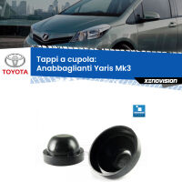 Tappi a cupola per Anabbaglianti HIR2 Toyota Yaris Mk3 fari lenticolari (Coppia)