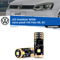 Vano Piedi LED VW Polo 6R, 6C 2009 - 2016: T10 GoldStar