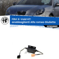 X-VOID: Filtri spegnispia H7 per Anabbaglianti Alfa romeo Giulietta 2010 in poi