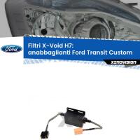 X-VOID: Filtri spegnispia H7 per Anabbaglianti Ford Transit Custom  con fari lenticolari