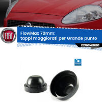Tappi a cupola 70mm per Anabbaglianti Fiat Grande punto 199 (Coppia)