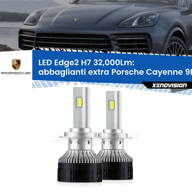 <p><strong>Kit abbaglianti extra LED H7 per Porsche Cayenne</strong> 9PA 2002 - 2010. </strong>Design unico a bandiera: potenza smisurata senza coni d'ombra. Super canbus. Qualità Massima.</p>
