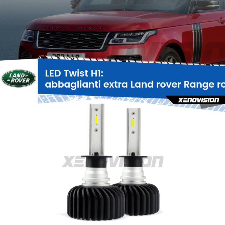 <strong>Kit abbaglianti extra LED</strong> H1 per <strong>Land rover Range rover II</strong> P38A 1994 - 2002. Compatte, impermeabili, senza ventola: praticamente indistruttibili. Top Quality.