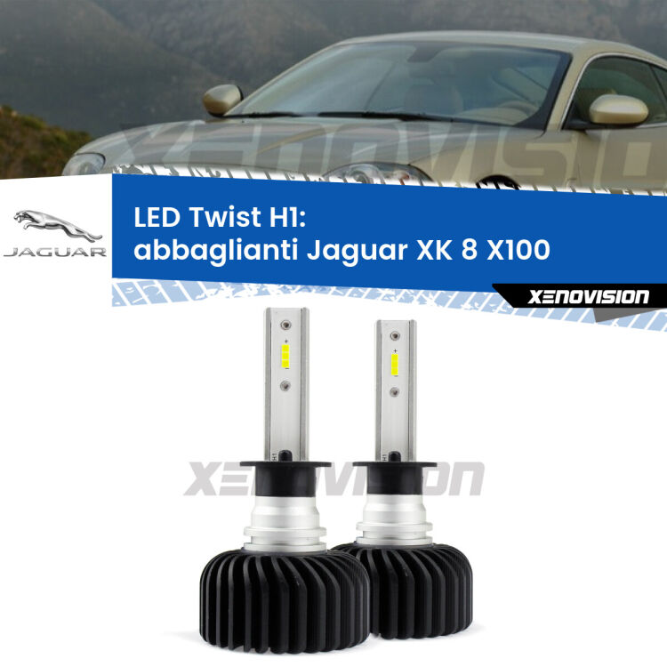 0 Abbaglianti LED Jaguar XK 8 X100 1996 -2005: H1 11,000Lm <strong>Kit abbaglianti LED</strong> H1 per <strong>Jaguar XK 8</strong> X100 1996 -2005. Compatte, impermeabili, senza ventola: praticamente indistruttibili. Top Quality.
