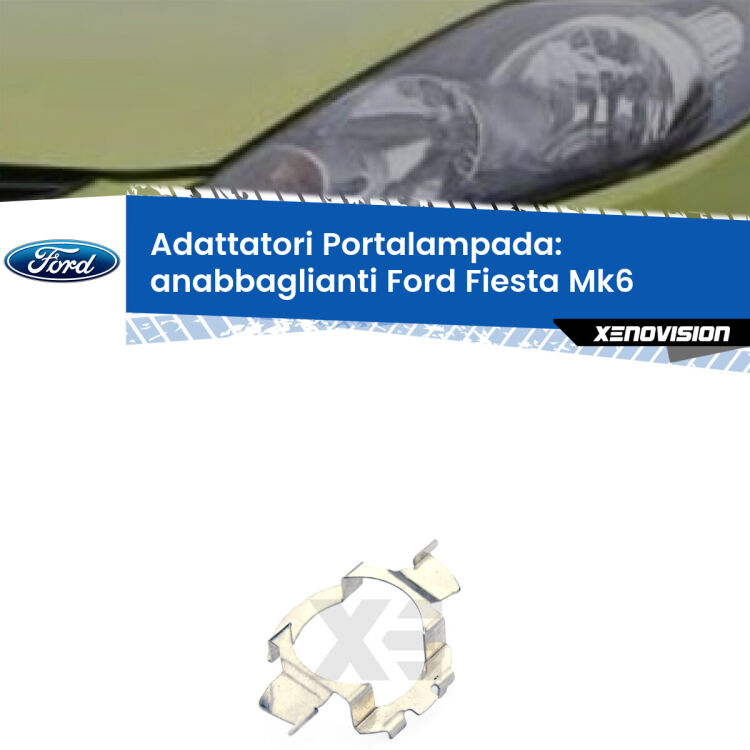 Coppia adattatori portalampada LED per Ford Fiesta