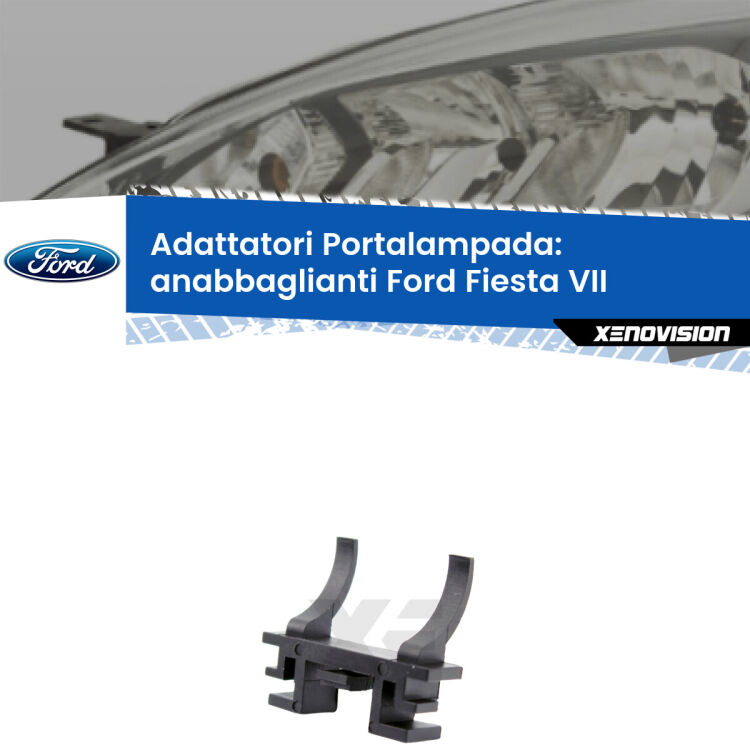 Coppia adattatori portalampada LED per Ford Fiesta