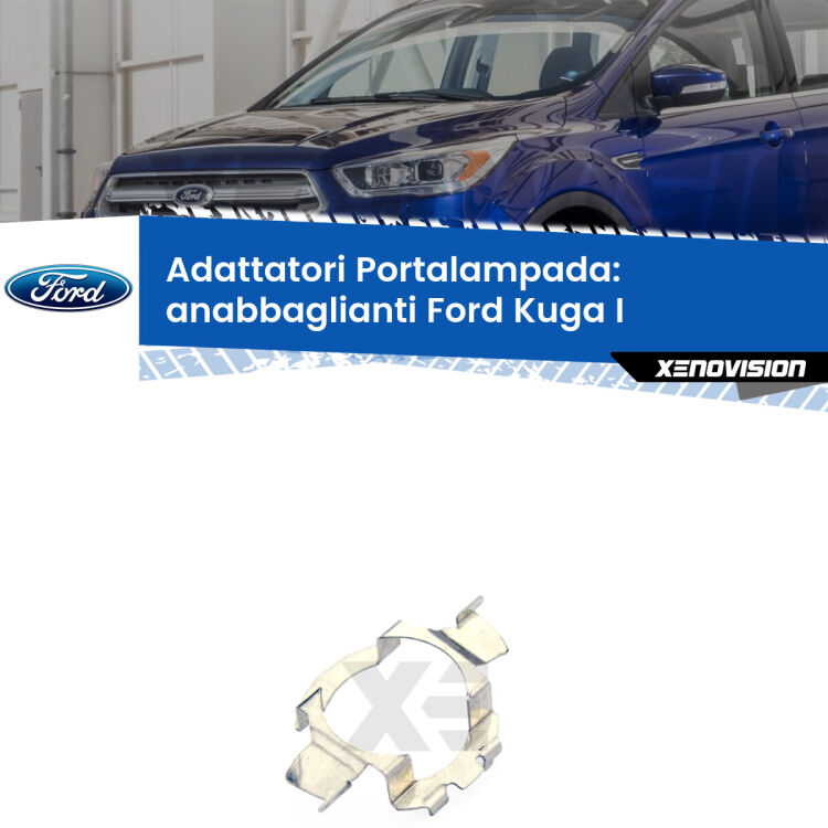 Coppia adattatori portalampada LED per Ford Kuga I
