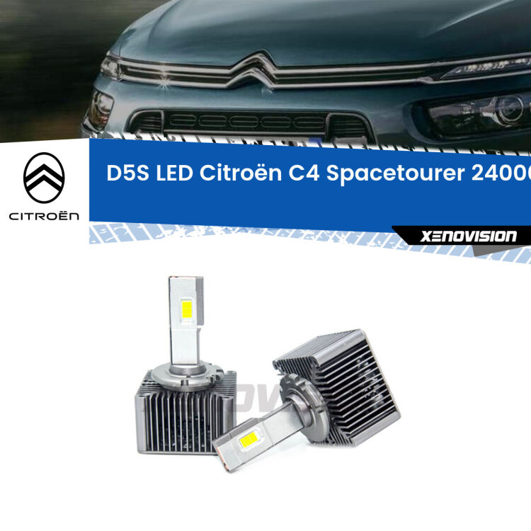 Anabbaglianti LED D5S 24,000Lumen per Citroën C4 Spacetourer  2018 in poi