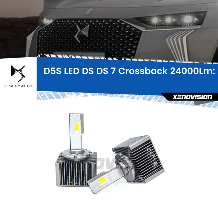 0 Anabbaglianti LED D5S 24,000Lumen per DS DS 7 Crossback 2022 in poi