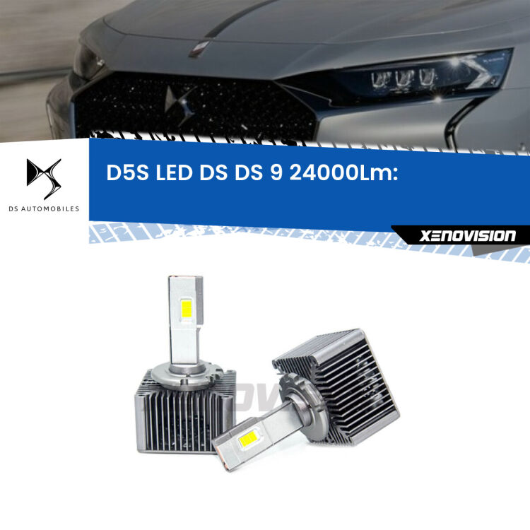0 Anabbaglianti LED D5S 24,000Lumen per DS DS 9 in poi