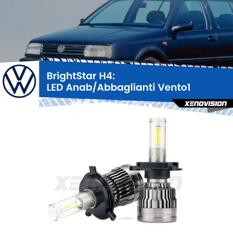 <strong>Kit Anabbaglianti LED per VW Vento1</strong>  a parabola singola</strong>: 24.000Lumen, canbus, fatti per durare. Qualità Massima Garantita.