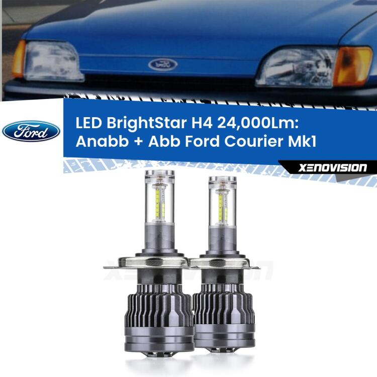 <strong>Kit Anabbaglianti LED per Ford Courier</strong> Mk1 1991 - 1995</strong>: 24.000Lumen, canbus, fatti per durare. Qualità Massima Garantita.