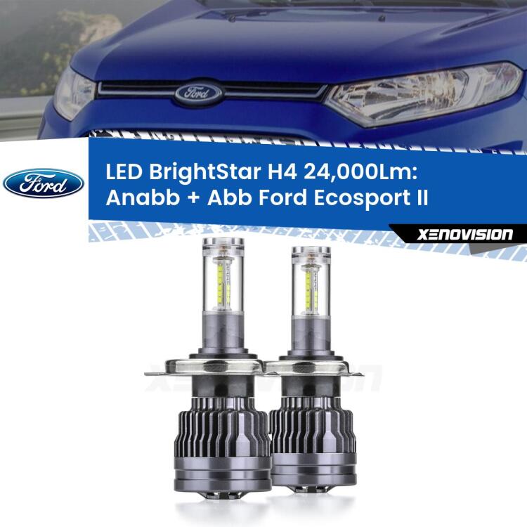<strong>Kit Anabbaglianti LED per Ford Ecosport</strong> II 1ª serie</strong>: 24.000Lumen, canbus, fatti per durare. Qualità Massima Garantita.