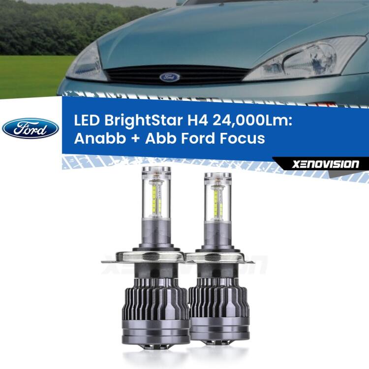<strong>Kit Anabbaglianti LED per Ford Focus</strong>  a parabola singola</strong>: 24.000Lumen, canbus, fatti per durare. Qualità Massima Garantita.