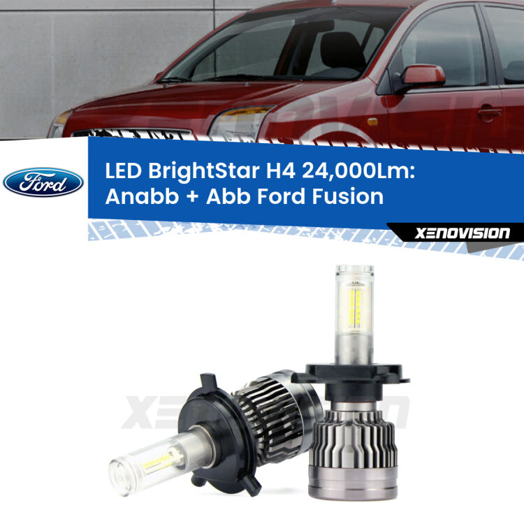 <strong>Kit Anabbaglianti LED per Ford Fusion</strong>  2002 - 2012</strong>: 24.000Lumen, canbus, fatti per durare. Qualità Massima Garantita.