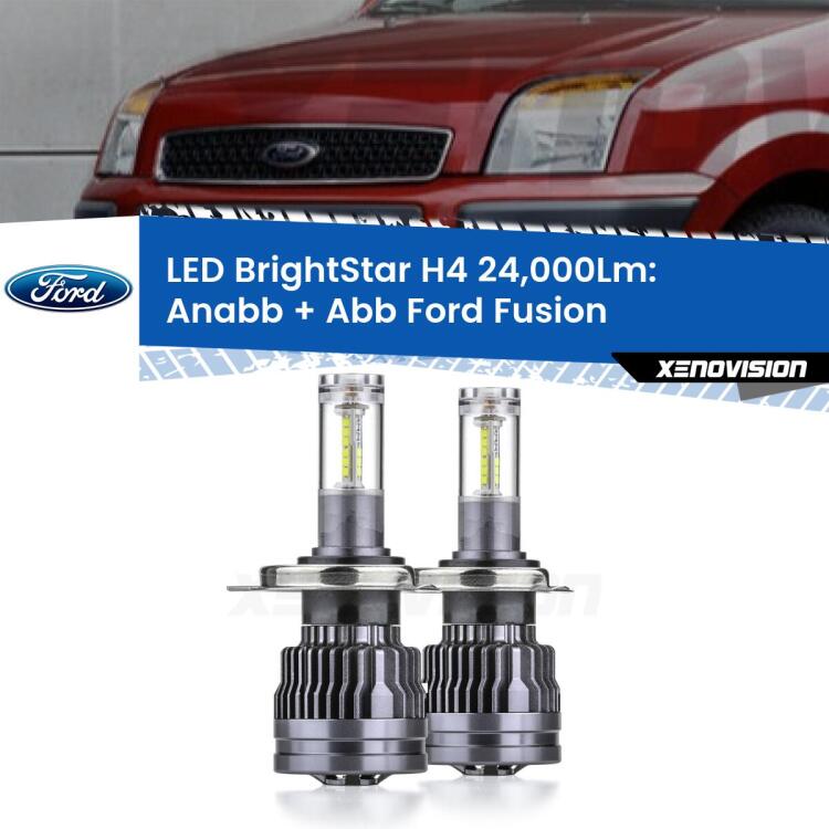 <strong>Kit Anabbaglianti LED per Ford Fusion</strong>  2002 - 2012</strong>: 24.000Lumen, canbus, fatti per durare. Qualità Massima Garantita.
