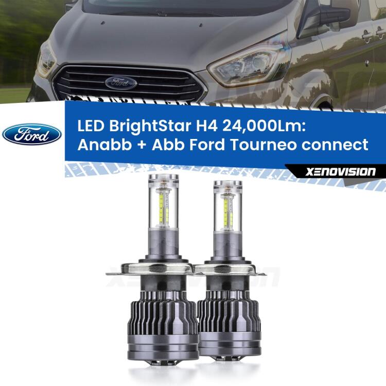 <strong>Kit Anabbaglianti LED per Ford Tourneo connect</strong>  2002 - 2013</strong>: 24.000Lumen, canbus, fatti per durare. Qualità Massima Garantita.