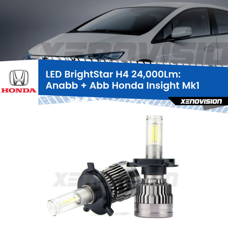<strong>Kit Anabbaglianti LED per Honda Insight</strong> Mk1 2000 - 2006</strong>: 24.000Lumen, canbus, fatti per durare. Qualità Massima Garantita.