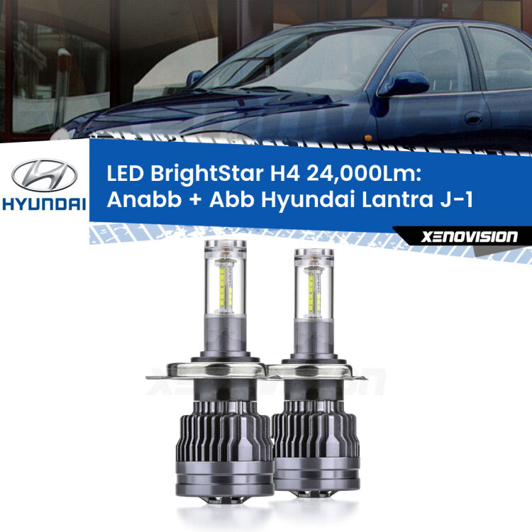 <strong>Kit Anabbaglianti LED per Hyundai Lantra</strong> J-1 1990 - 1995</strong>: 24.000Lumen, canbus, fatti per durare. Qualità Massima Garantita.
