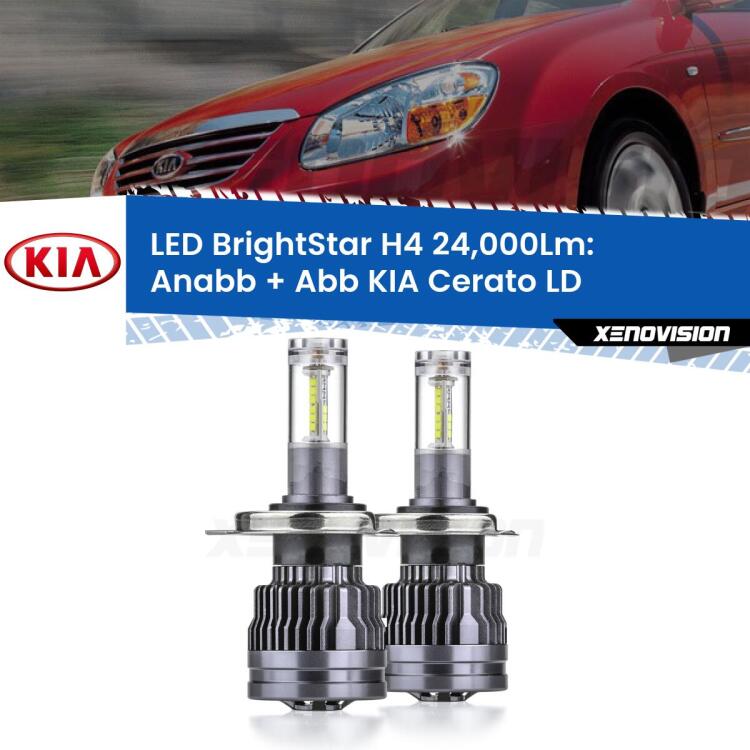<strong>Kit Anabbaglianti LED per KIA Cerato</strong> LD 2003 - 2007</strong>: 24.000Lumen, canbus, fatti per durare. Qualità Massima Garantita.