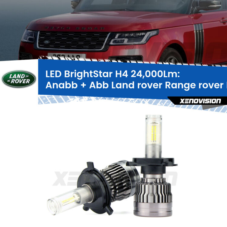 <strong>Kit Anabbaglianti LED per Land rover Range rover</strong> Mk1 1970 - 1994</strong>: 24.000Lumen, canbus, fatti per durare. Qualità Massima Garantita.