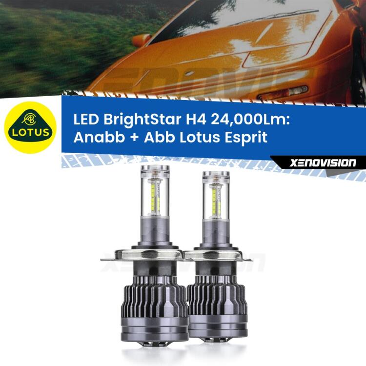 <strong>Kit Anabbaglianti LED per Lotus Esprit</strong>  1989 - 2003</strong>: 24.000Lumen, canbus, fatti per durare. Qualità Massima Garantita.