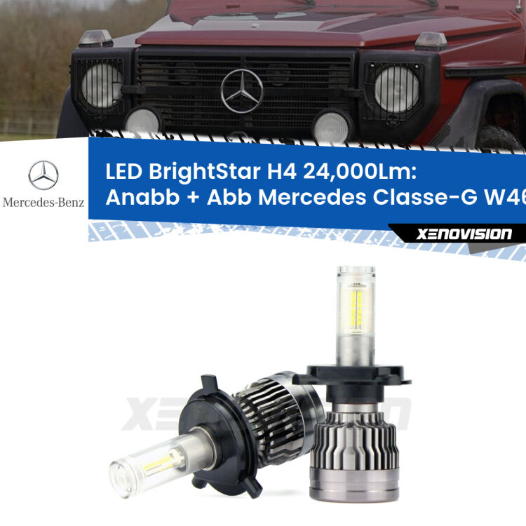 <strong>Kit Anabbaglianti LED per Mercedes Classe-G</strong> W461 1990 - 2000</strong>: 24.000Lumen, canbus, fatti per durare. Qualità Massima Garantita.