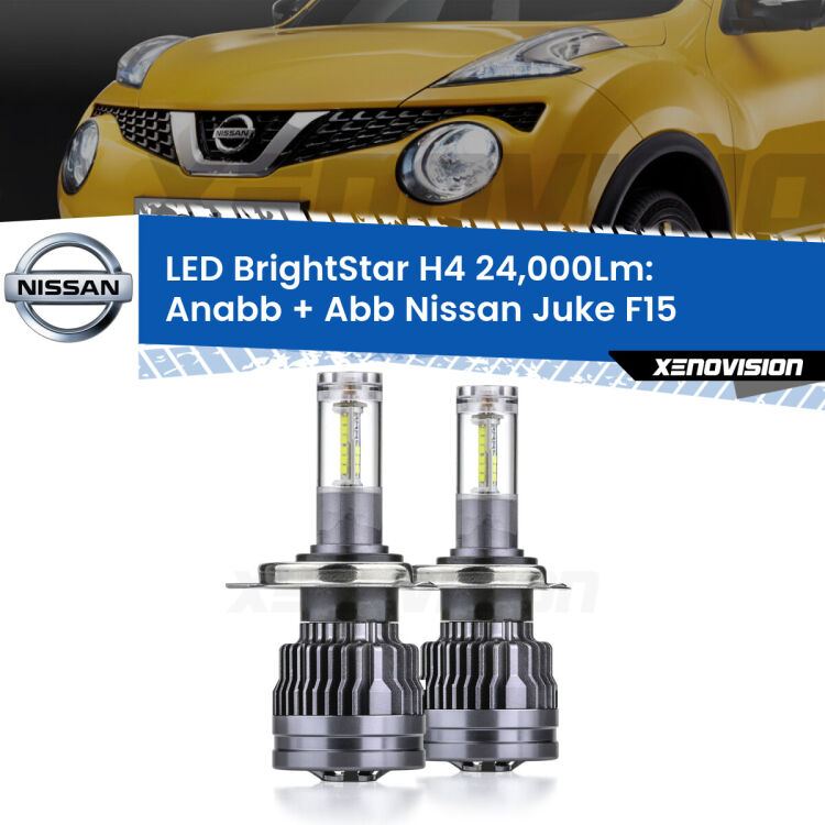 <strong>Kit Anabbaglianti LED per Nissan Juke</strong> F15 2010 - 2014</strong>: 24.000Lumen, canbus, fatti per durare. Qualità Massima Garantita.