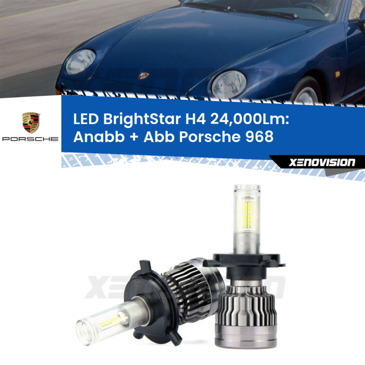 <strong>Kit Anabbaglianti LED per Porsche 968</strong>  1991 - 1995</strong>: 24.000Lumen, canbus, fatti per durare. Qualità Massima Garantita.