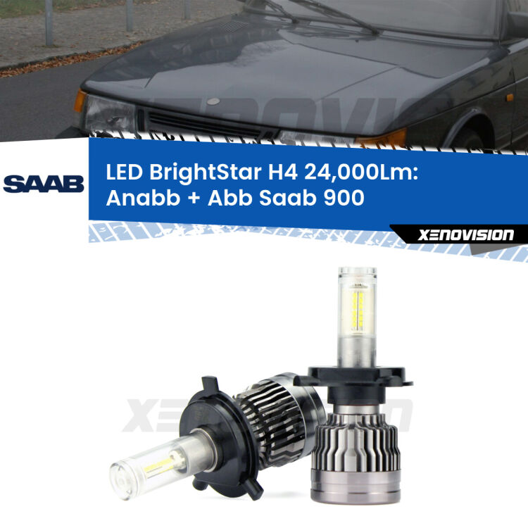 <strong>Kit Anabbaglianti LED per Saab 900</strong>  1993 - 1998</strong>: 24.000Lumen, canbus, fatti per durare. Qualità Massima Garantita.