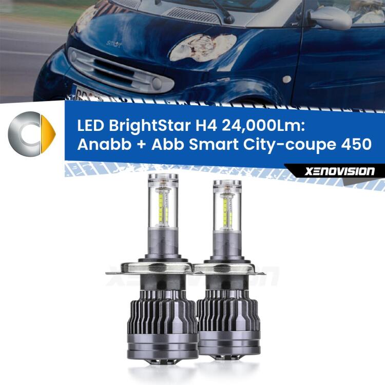 <strong>Kit Anabbaglianti LED per Smart City-coupe</strong> 450 prima serie</strong>: 24.000Lumen, canbus, fatti per durare. Qualità Massima Garantita.