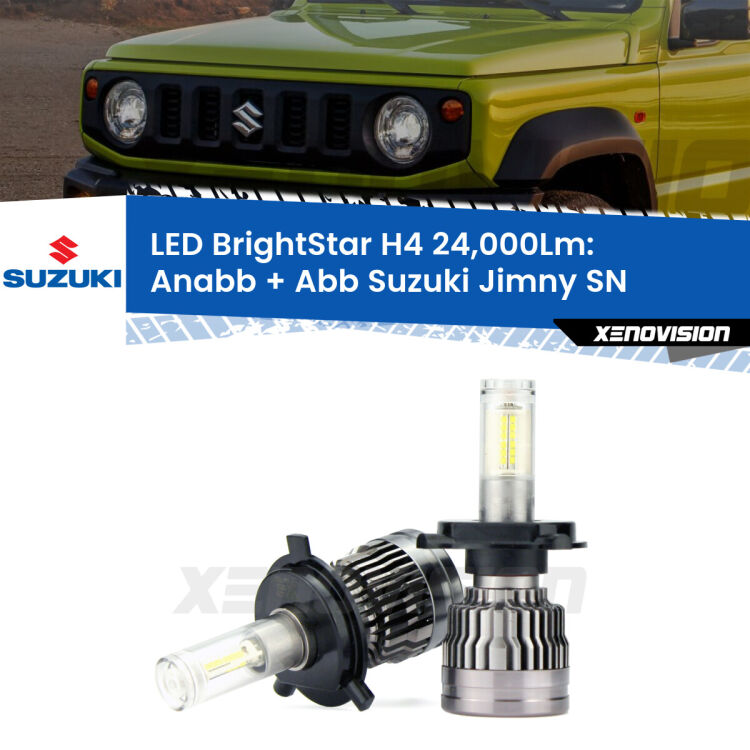 <strong>Kit Anabbaglianti LED per Suzuki Jimny</strong> SN 1998 in poi</strong>: 24.000Lumen, canbus, fatti per durare. Qualità Massima Garantita.