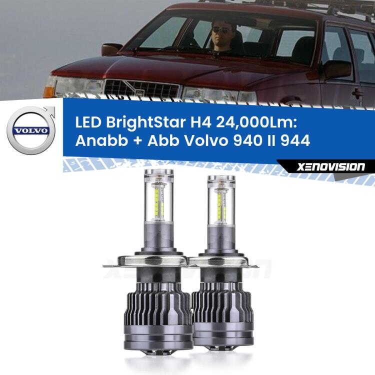 <strong>Kit Anabbaglianti LED per Volvo 940 II</strong> 944 1994 - 1998</strong>: 24.000Lumen, canbus, fatti per durare. Qualità Massima Garantita.