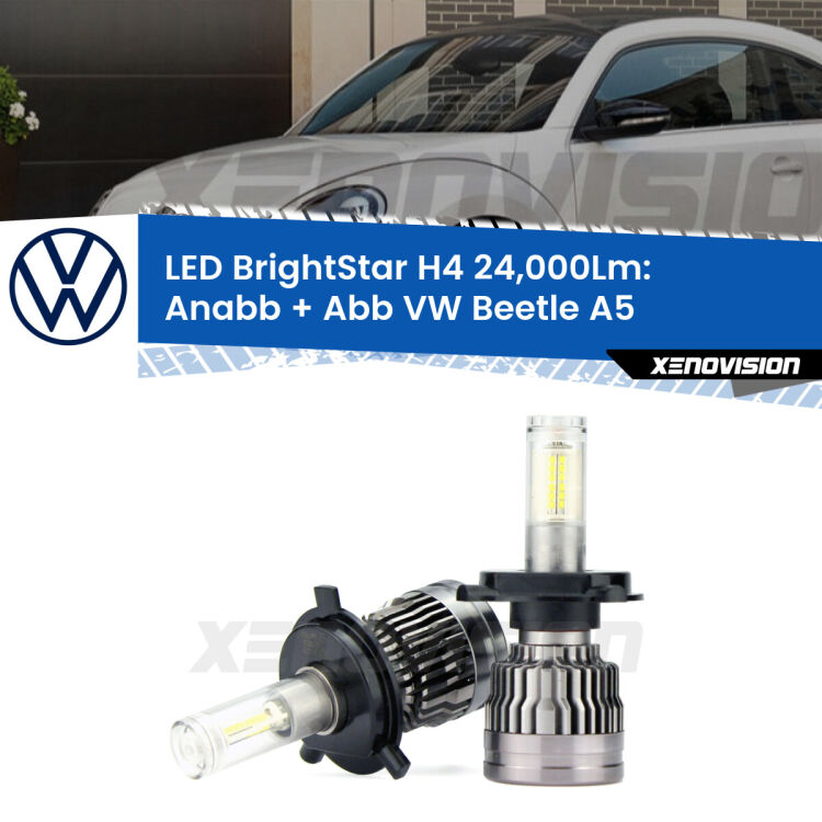 <strong>Kit Anabbaglianti LED per VW Beetle</strong> A5 2011 - 2019</strong>: 24.000Lumen, canbus, fatti per durare. Qualità Massima Garantita.