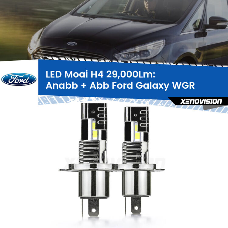 0 Anabbaglianti LED H4 29,000Lm per Ford Galaxy WGR 1995 - 2000 <strong>Kit Anabbaglianti LED per Ford Galaxy</strong> WGR 1995 - 2000</strong>: 29.000Lumen, canbus, fatti per durare. Qualità Massima Garantita.