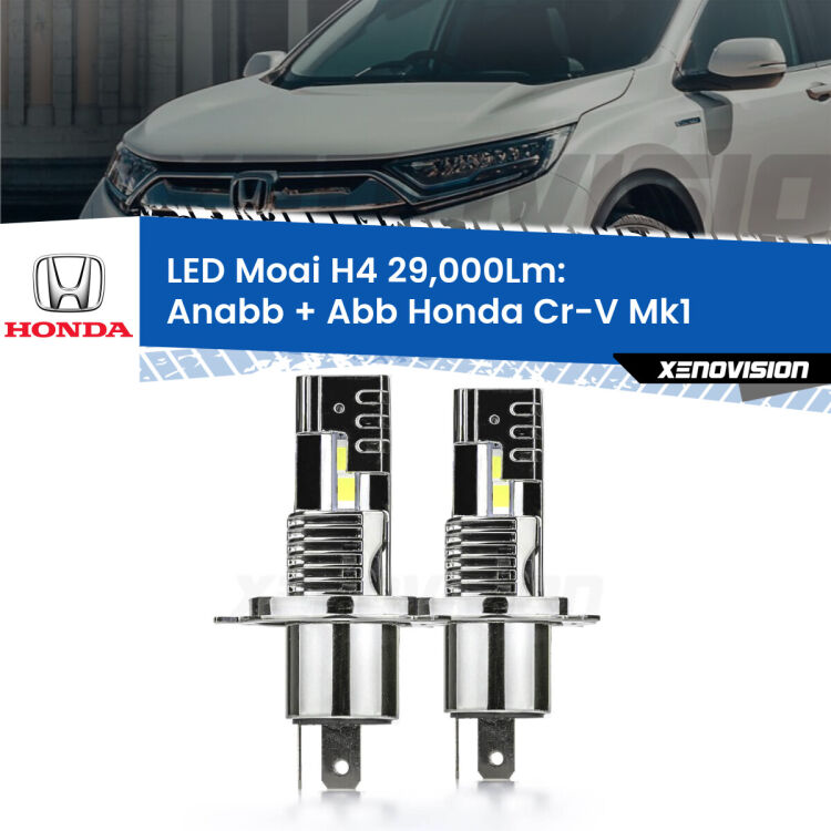 0 Anabbaglianti LED H4 29,000Lm per Honda Cr-V Mk1 1995 - 2000 <strong>Kit Anabbaglianti LED per Honda Cr-V</strong> Mk1 1995 - 2000</strong>: 29.000Lumen, canbus, fatti per durare. Qualità Massima Garantita.