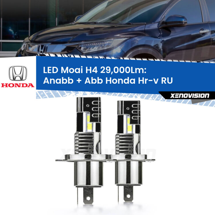 Anabbaglianti LED H4 29,000Lm per Honda Hr-v RU a parabola singola <strong>Kit Anabbaglianti LED per Honda Hr-v</strong> RU a parabola singola</strong>: 29.000Lumen, canbus, fatti per durare. Qualità Massima Garantita.
