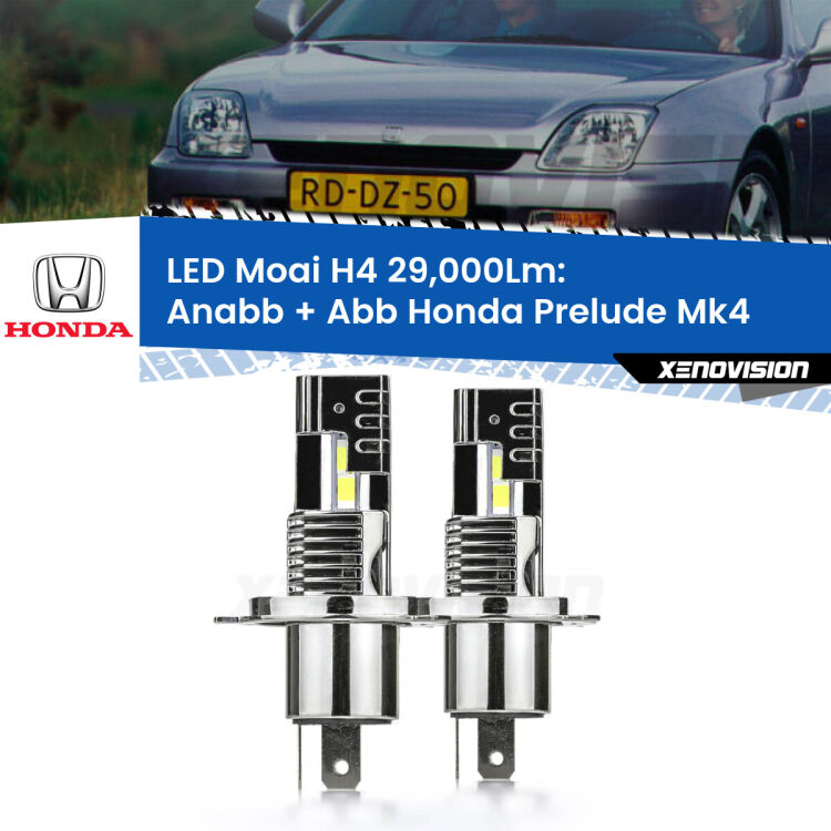0 Anabbaglianti LED H4 29,000Lm per Honda Prelude Mk4 1992 - 1996 <strong>Kit Anabbaglianti LED per Honda Prelude</strong> Mk4 1992 - 1996</strong>: 29.000Lumen, canbus, fatti per durare. Qualità Massima Garantita.