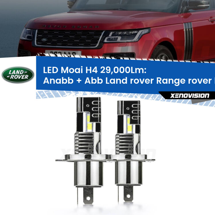 Anabbaglianti LED H4 29,000Lm per Land rover Range rover II P38A 1994 - 2002 <strong>Kit Anabbaglianti LED per Land rover Range rover II</strong> P38A 1994 - 2002</strong>: 29.000Lumen, canbus, fatti per durare. Qualità Massima Garantita.