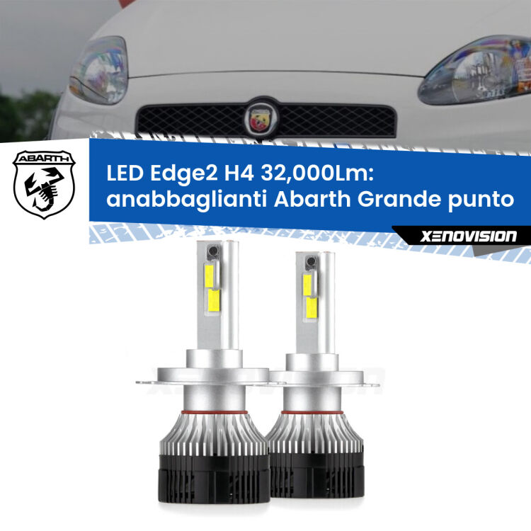 Anabbaglianti LED H4 32,000Lm per Abarth Grande punto 2007 - 2010 <p><strong>Kit anabbaglianti LED H4 per Abarth Grande punto</strong> 2007 - 2010. </strong>Potenza smisurata, taglio di luce perfetto. Super canbus. Qualità Massima.</p>