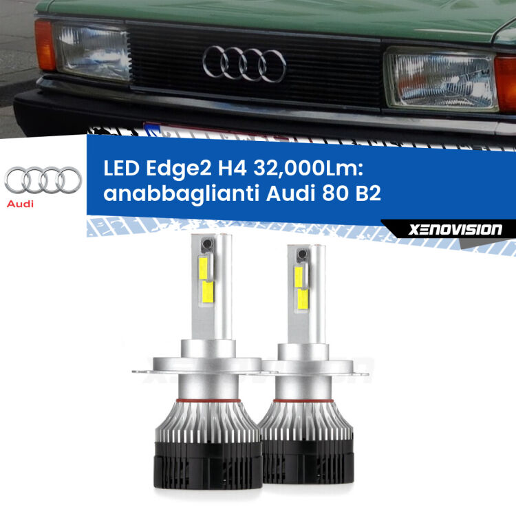 <p><strong>Kit anabbaglianti LED H4 per Audi 80</strong> B2 1978 - 1986. </strong>Potenza smisurata, taglio di luce perfetto. Super canbus. Qualità Massima.</p>