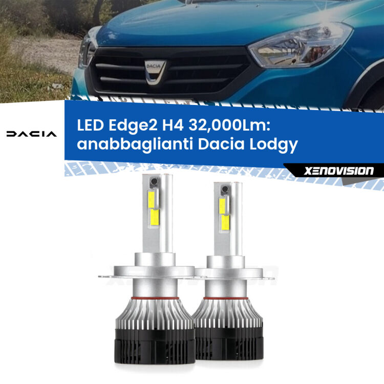Anabbaglianti LED H4 32,000Lm per Dacia Lodgy 2012 in poi <p><strong>Kit anabbaglianti LED H4 per Dacia Lodgy</strong> 2012 in poi. </strong>Potenza smisurata, taglio di luce perfetto. Super canbus. Qualità Massima.</p>