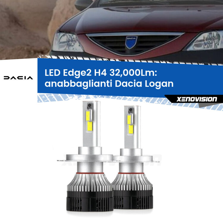 Anabbaglianti LED H4 32,000Lm per Dacia Logan 2004 - 2011 <p><strong>Kit anabbaglianti LED H4 per Dacia Logan</strong> 2004 - 2011. </strong>Potenza smisurata, taglio di luce perfetto. Super canbus. Qualità Massima.</p>