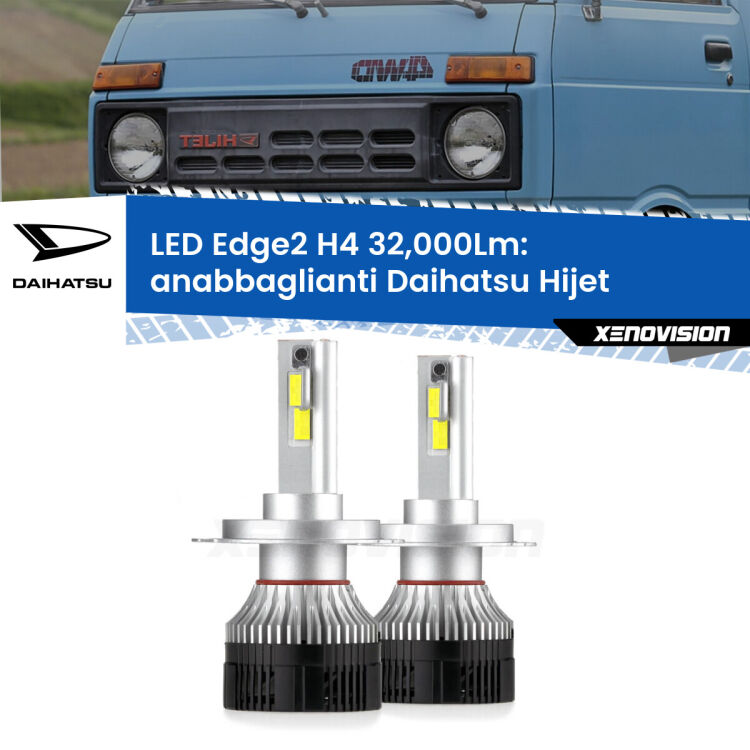 Anabbaglianti LED H4 32,000Lm per Daihatsu Hijet 1992 - 2005 <p><strong>Kit anabbaglianti LED H4 per Daihatsu Hijet</strong> 1992 - 2005. </strong>Potenza smisurata, taglio di luce perfetto. Super canbus. Qualità Massima.</p>