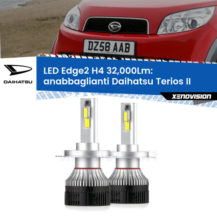 0 Anabbaglianti LED H4 32,000Lm per Daihatsu Terios II a parabola singola <p><strong>Kit anabbaglianti LED H4 per Daihatsu Terios</strong> II a parabola singola. </strong>Potenza smisurata, taglio di luce perfetto. Super canbus. Qualità Massima.</p>