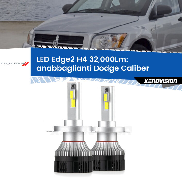 <p><strong>Kit anabbaglianti LED H4 per Dodge Caliber</strong>  2006 - 2011. </strong>Potenza smisurata, taglio di luce perfetto. Super canbus. Qualità Massima.</p>