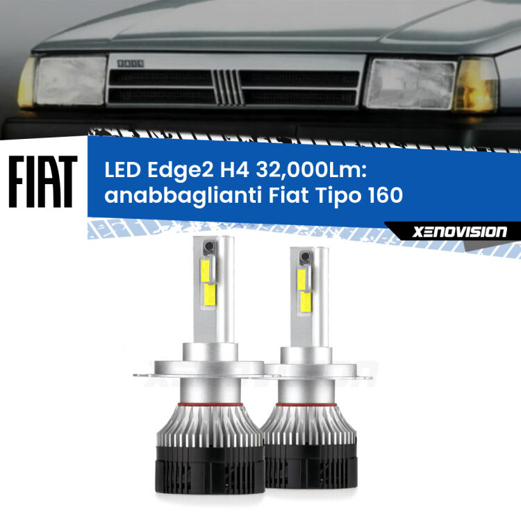 Anabbaglianti LED H4 32,000Lm per Fiat Tipo 160 1987 - 1996 <p><strong>Kit anabbaglianti LED H4 per Fiat Tipo</strong> 160 1987 - 1996. </strong>Potenza smisurata, taglio di luce perfetto. Super canbus. Qualità Massima.</p>