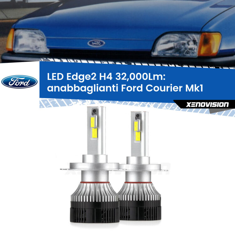 <p><strong>Kit anabbaglianti LED H4 per Ford Courier</strong> Mk1 1991 - 1995. </strong>Potenza smisurata, taglio di luce perfetto. Super canbus. Qualità Massima.</p>