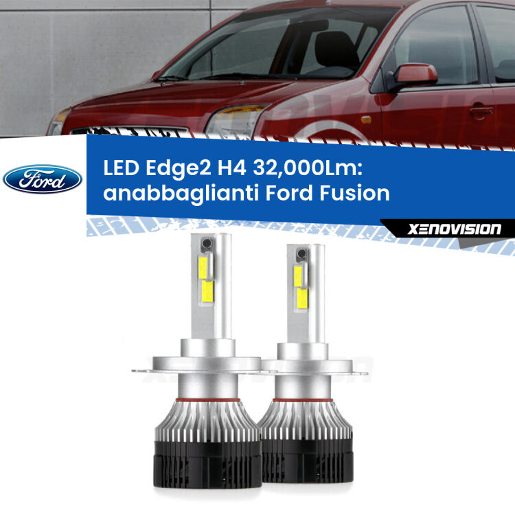 <p><strong>Kit anabbaglianti LED H4 per Ford Fusion</strong>  2002 - 2012. </strong>Potenza smisurata, taglio di luce perfetto. Super canbus. Qualità Massima.</p>